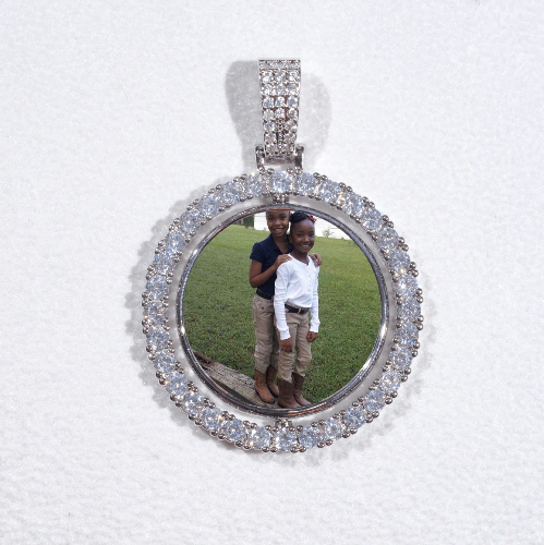 3D Spinning 2-Faced Custom Picture Pendant