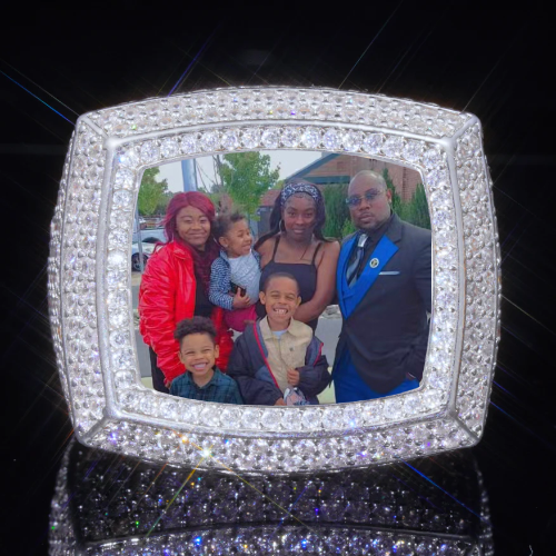 3D CUSTOM PICTURE ICED RING