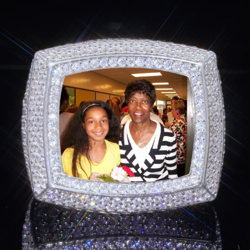 3D CUSTOM PICTURE ICED RING