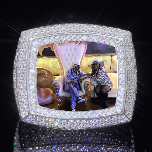 3D CUSTOM PICTURE ICED RING