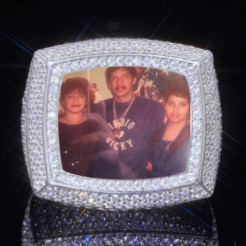 3D CUSTOM PICTURE ICED RING