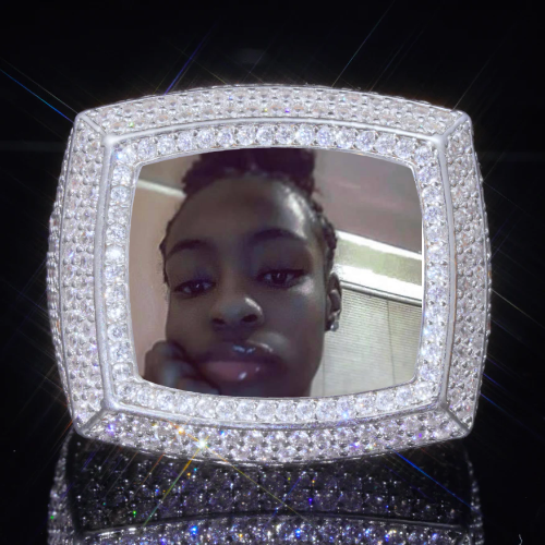 3D CUSTOM PICTURE ICED RING