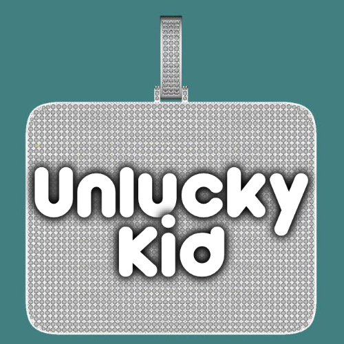 CUSTOM LETTER NECKLACE 3D BIG SQUARE