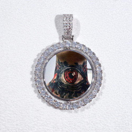 3D Spinning 2-Faced Custom Picture Pendant