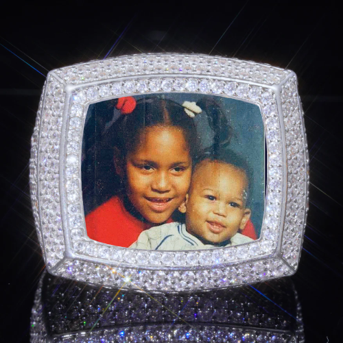 3D CUSTOM PICTURE ICED RING