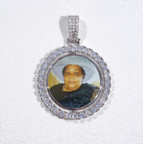 3D Spinning 2-Faced Custom Picture Pendant