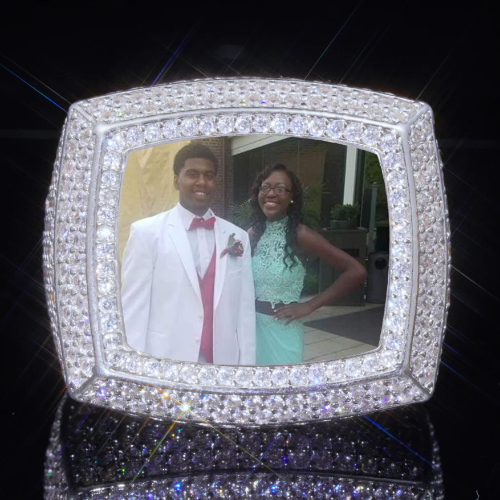 3D CUSTOM PICTURE ICED RING