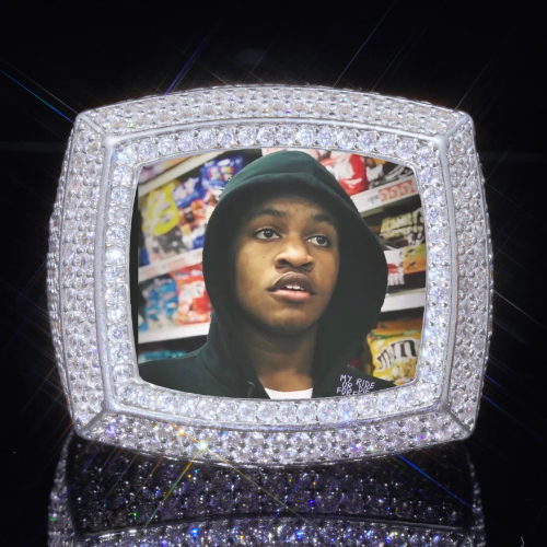 3D CUSTOM PICTURE ICED RING