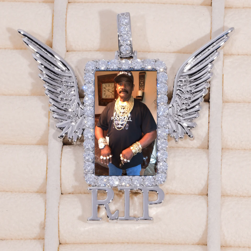 RIP WING 3D CUSTOM PICTURE PENDANT