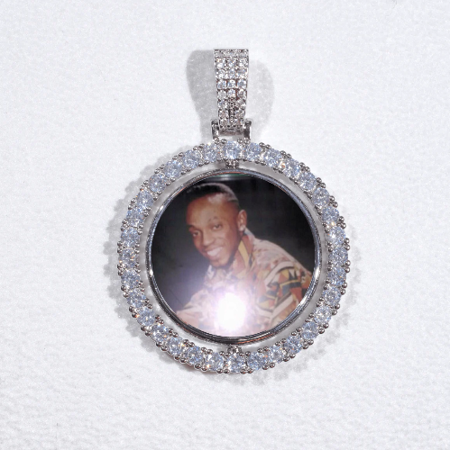 3D Spinning 2-Faced Custom Picture Pendant