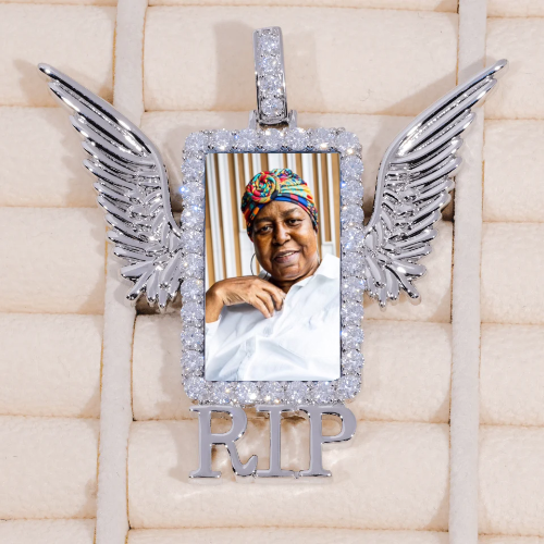 RIP WING 3D CUSTOM PICTURE PENDANT