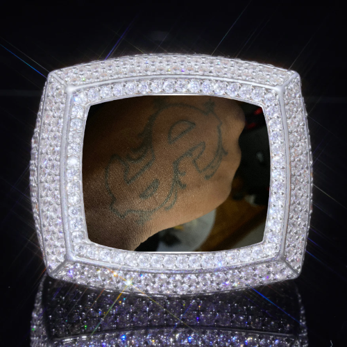 3D CUSTOM PICTURE ICED RING