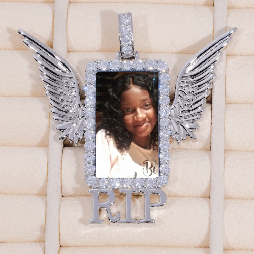 RIP WING 3D CUSTOM PICTURE PENDANT