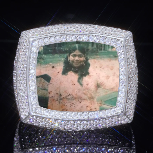 3D CUSTOM PICTURE ICED RING