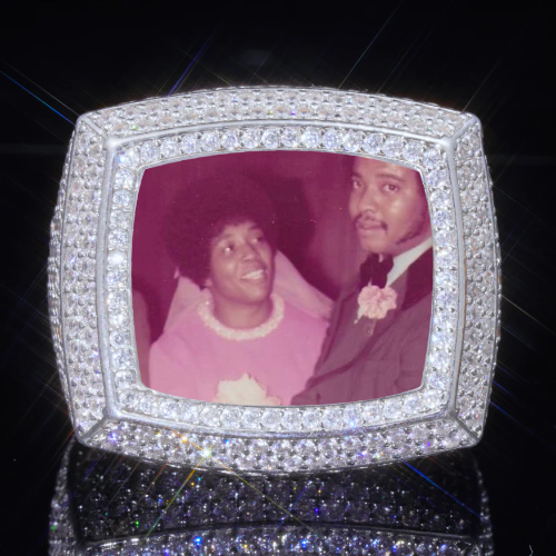 3D CUSTOM PICTURE ICED RING