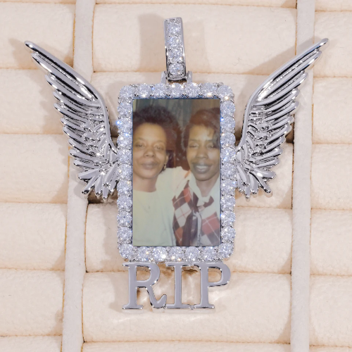 RIP WING 3D CUSTOM PICTURE PENDANT