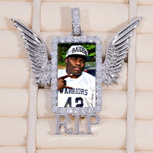 RIP WING 3D CUSTOM PICTURE PENDANT
