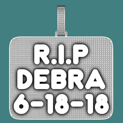 CUSTOM LETTER NECKLACE 3D BIG SQUARE