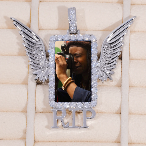 RIP WING 3D CUSTOM PICTURE PENDANT