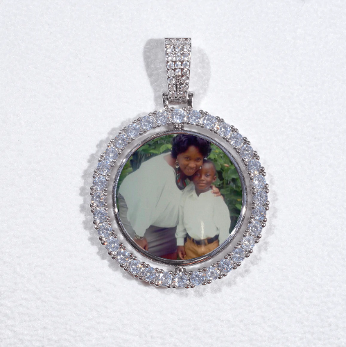 3D Spinning 2-Faced Custom Picture Pendant