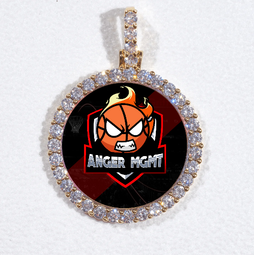 3D CIRCLE CUSTOM PICTURE PENDANT SMALL SIZE