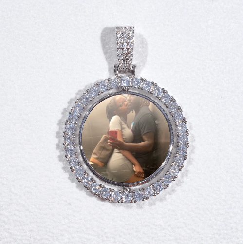 3D Spinning 2-Faced Custom Picture Pendant