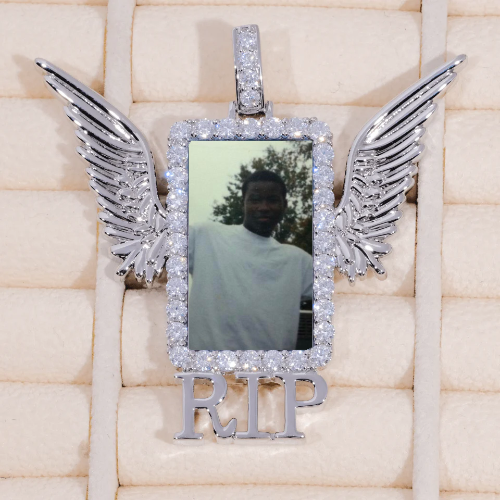 RIP WING 3D CUSTOM PICTURE PENDANT