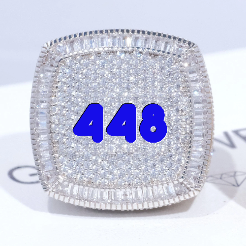 CUSTOM LETTER 3D ICED RING