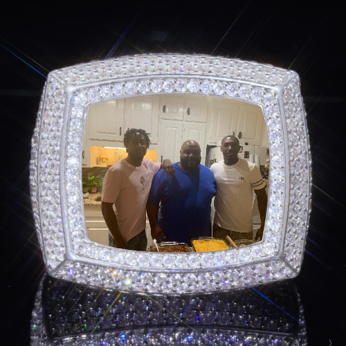 3D CUSTOM PICTURE ICED RING