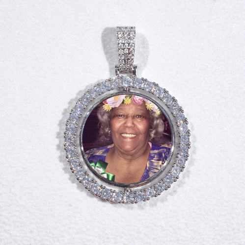 3D Spinning 2-Faced Custom Picture Pendant