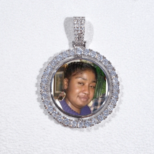 3D Spinning 2-Faced Custom Picture Pendant