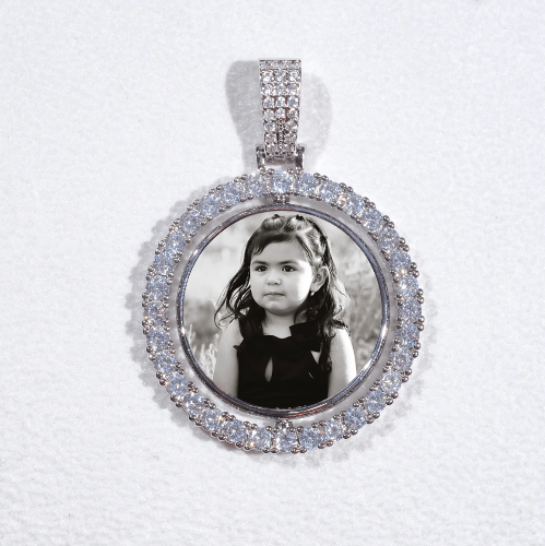 3D Spinning 2-Faced Custom Picture Pendant
