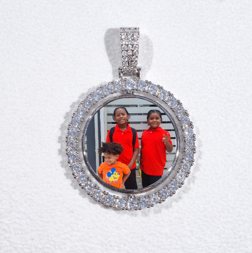 3D Spinning 2-Faced Custom Picture Pendant