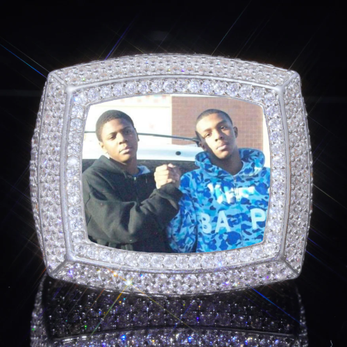 3D CUSTOM PICTURE ICED RING