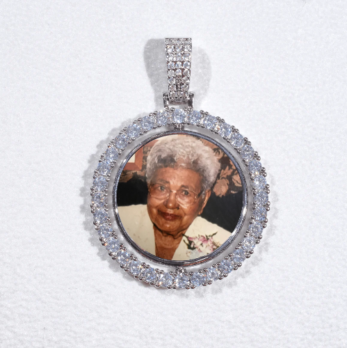 3D Spinning 2-Faced Custom Picture Pendant