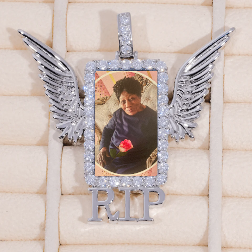 RIP WING 3D CUSTOM PICTURE PENDANT