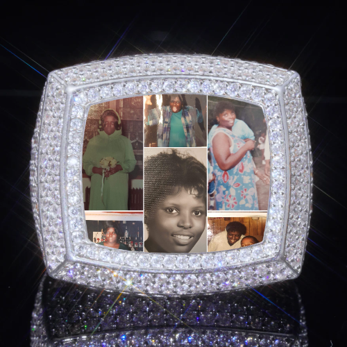3D CUSTOM PICTURE ICED RING