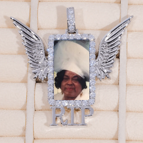 RIP WING 3D CUSTOM PICTURE PENDANT