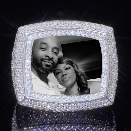 3D CUSTOM PICTURE ICED RING