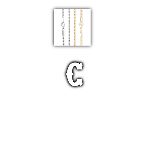 Custom Letters Freibeuter Font Necklace