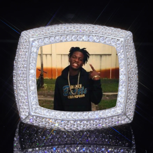 3D CUSTOM PICTURE ICED RING