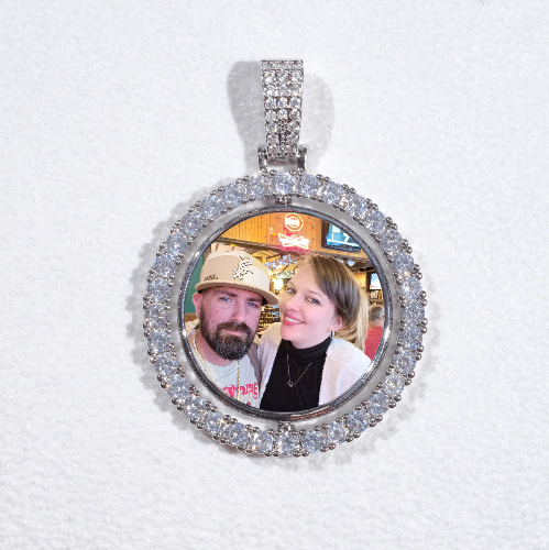 3D Spinning 2-Faced Custom Picture Pendant
