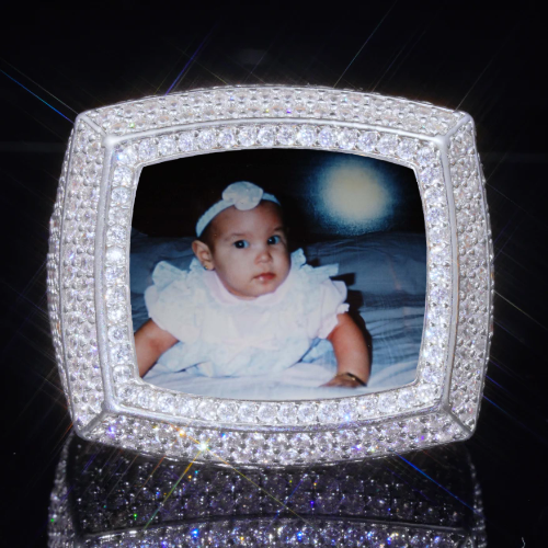 3D CUSTOM PICTURE ICED RING