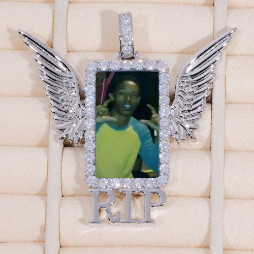 RIP WING 3D CUSTOM PICTURE PENDANT