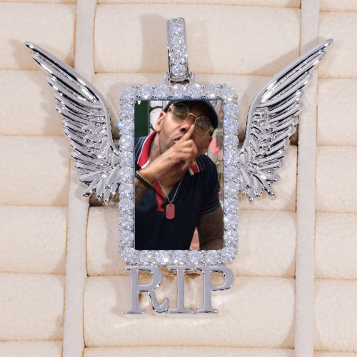 RIP WING 3D CUSTOM PICTURE PENDANT