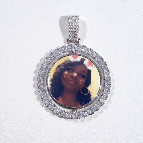 3D Spinning 2-Faced Custom Picture Pendant