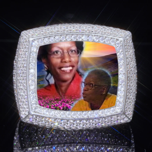3D CUSTOM PICTURE ICED RING