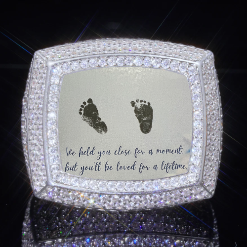 3D CUSTOM PICTURE ICED RING