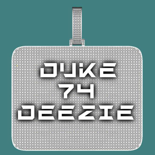 CUSTOM LETTER NECKLACE 3D BIG SQUARE