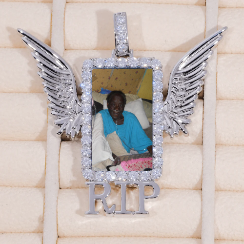 RIP WING 3D CUSTOM PICTURE PENDANT